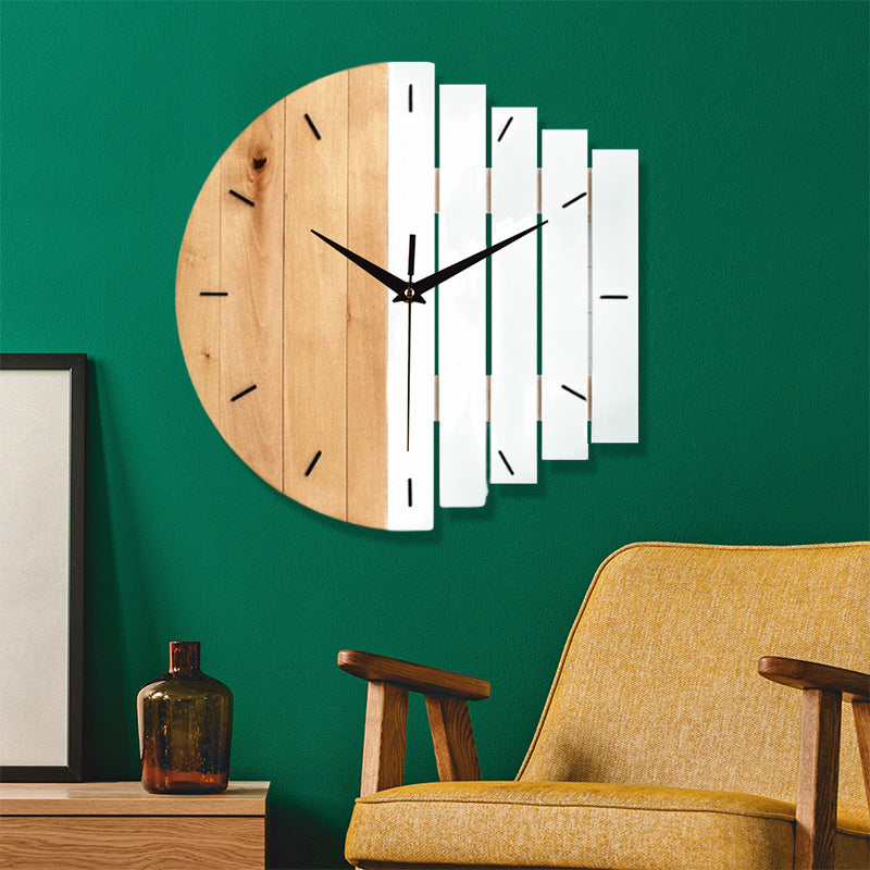 BowLift | Unique Wooden Analog Silent Wall Clock