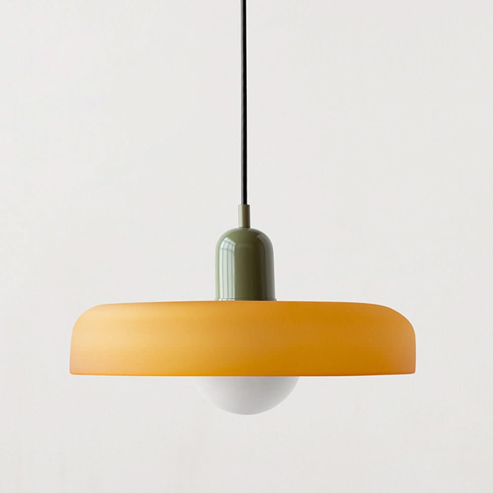 BowLift | Bauhaus Colored Glass Pendant Light