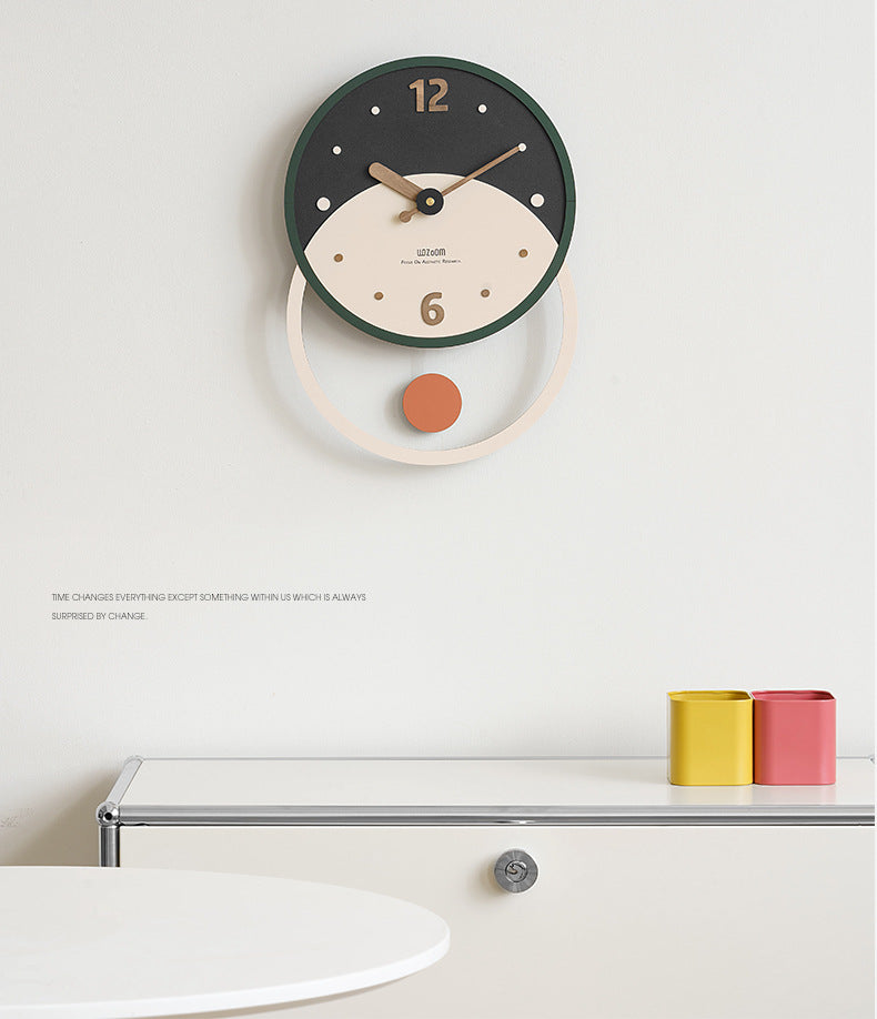 BowLift | Nordic Minimalist Wall Decoration Clock for the Living Room