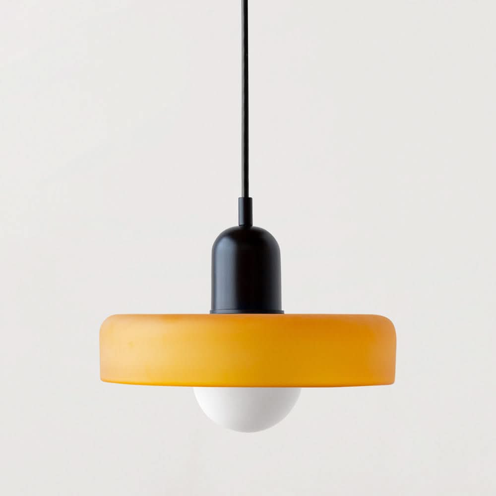 BowLift | Bauhaus Colored Glass Pendant Light