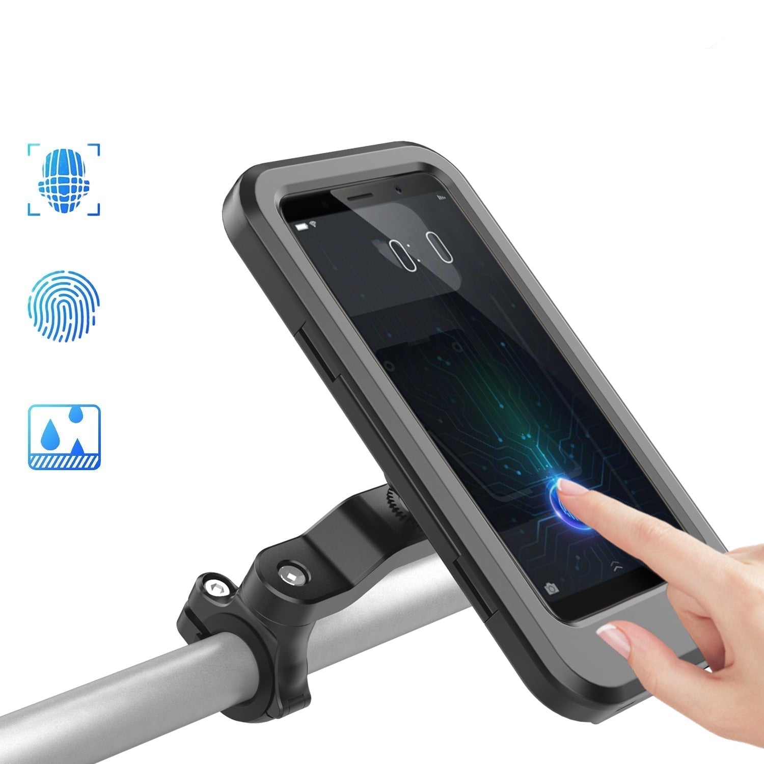 BowLift | 15W Power Bank Waterproof Bike Handlebar Phone Mount
