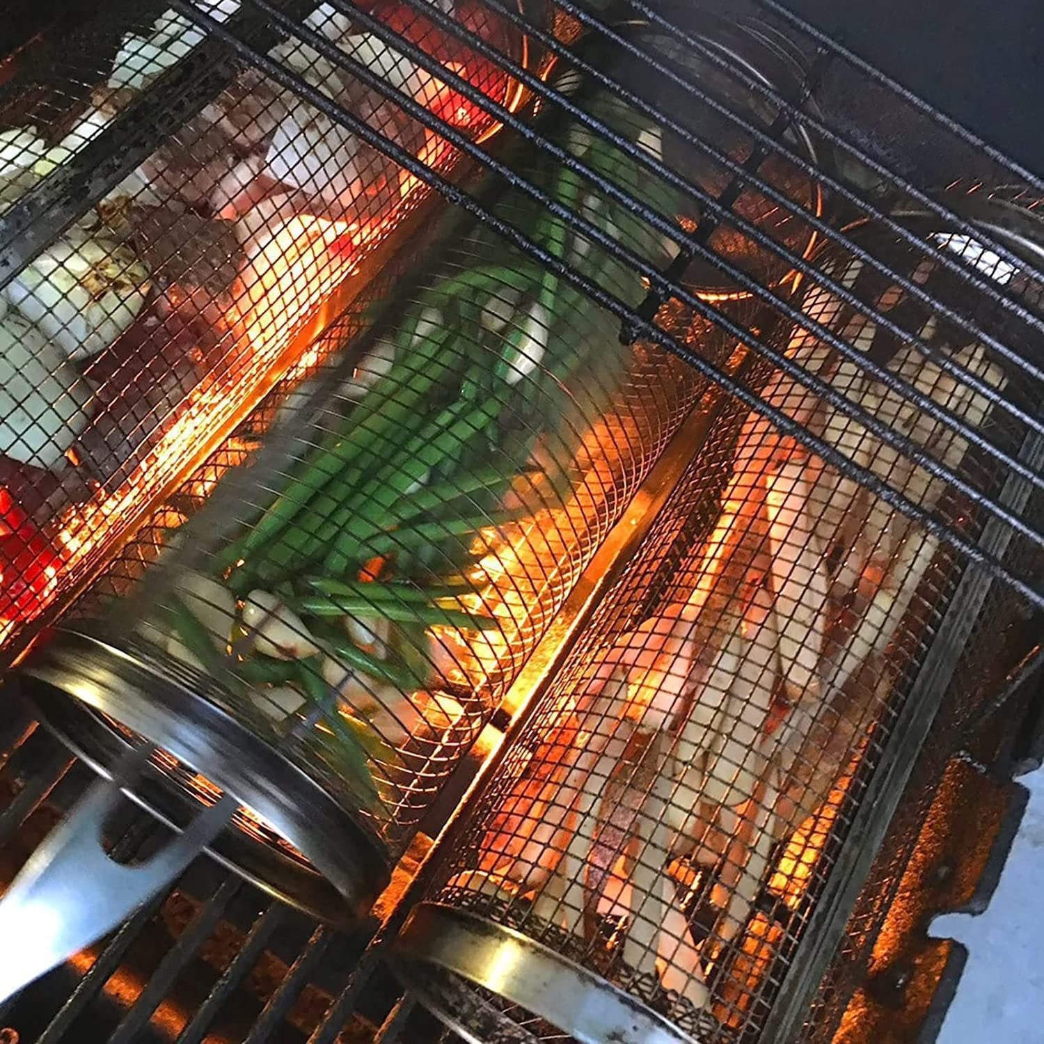 BowLift | Practical Grill Baskets made of Metal 1x