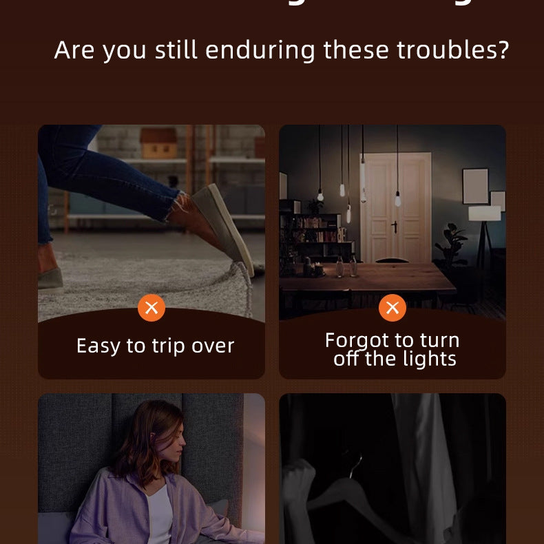 Rechargeable Motion Sensor Night Light with Flashlight