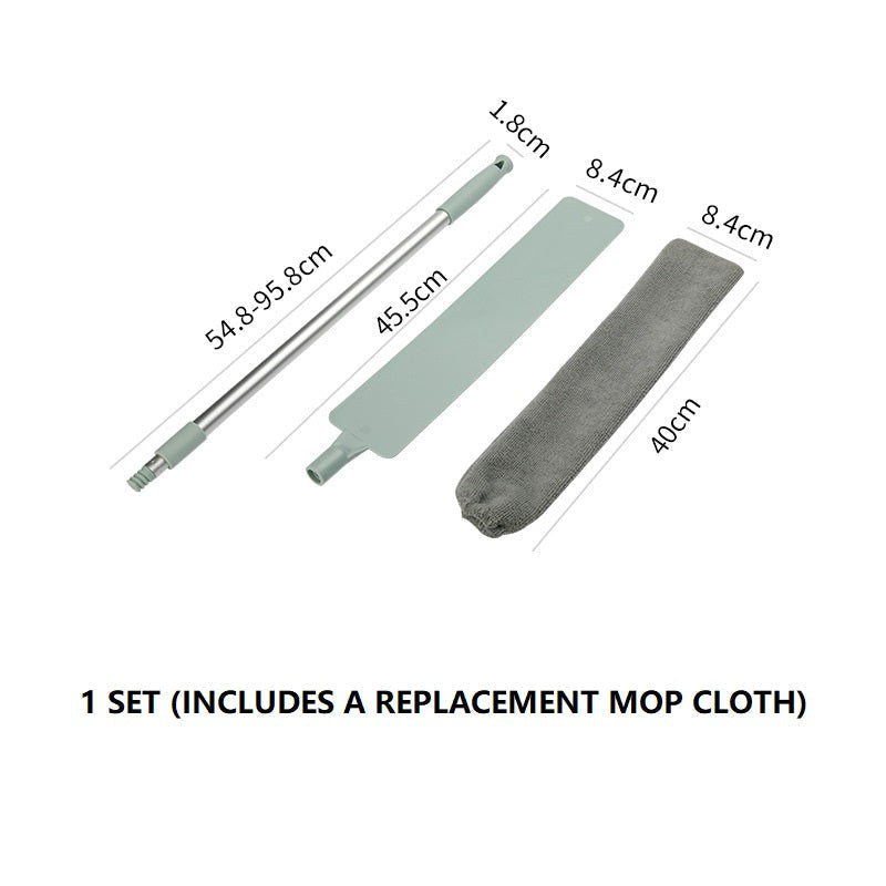 BowLift | Retractable Microfiber Cloth Dust Brush Gap Mop