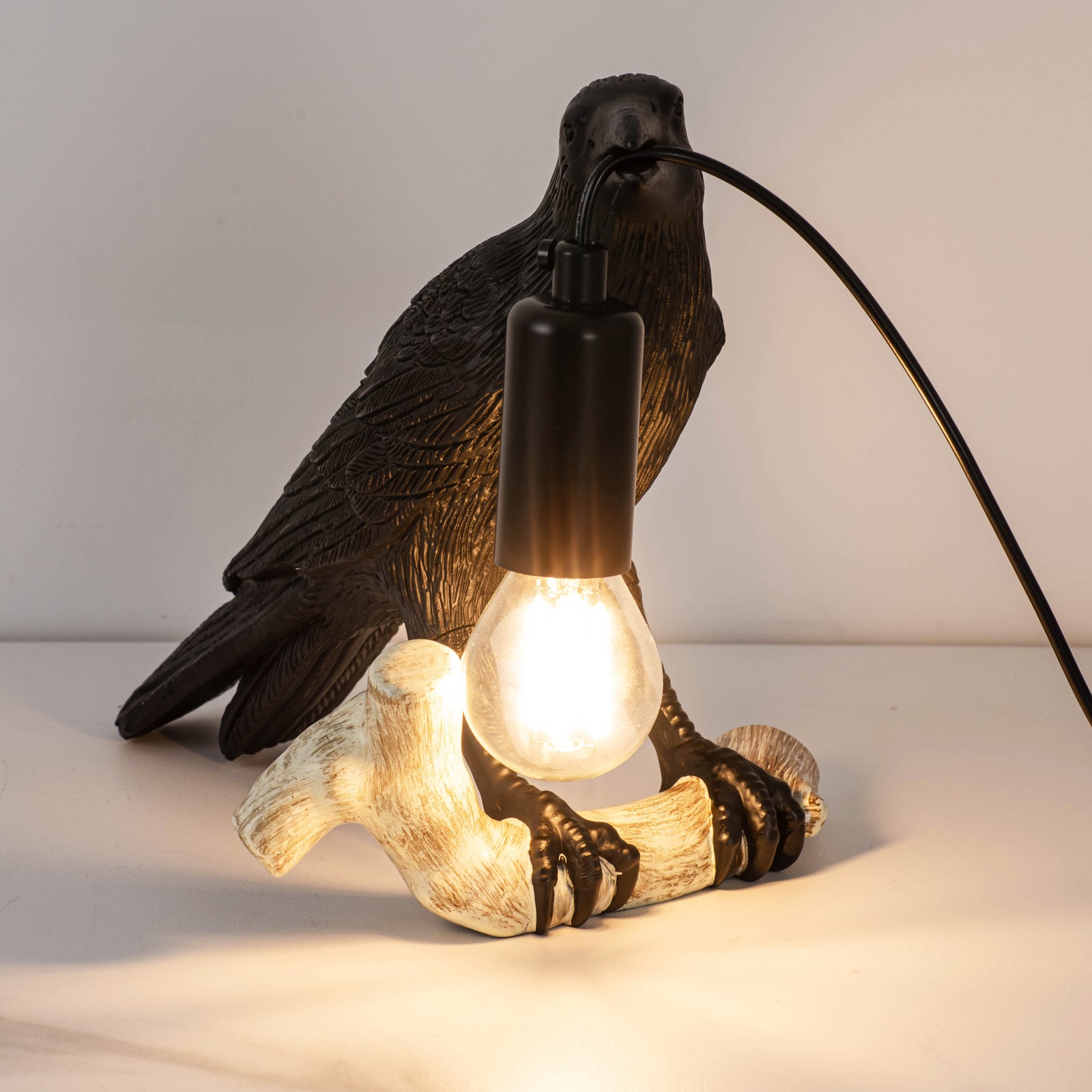 Creative Bird Table Lamp Bedside Night Light Living Room Bedroom Ambience Mini Lamp