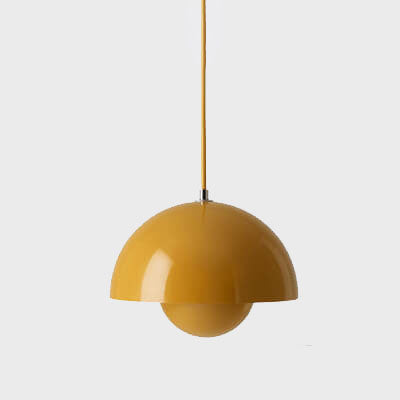BowLift | Nordic Macaron 1-Light Half-Circle Dome Pendant Light