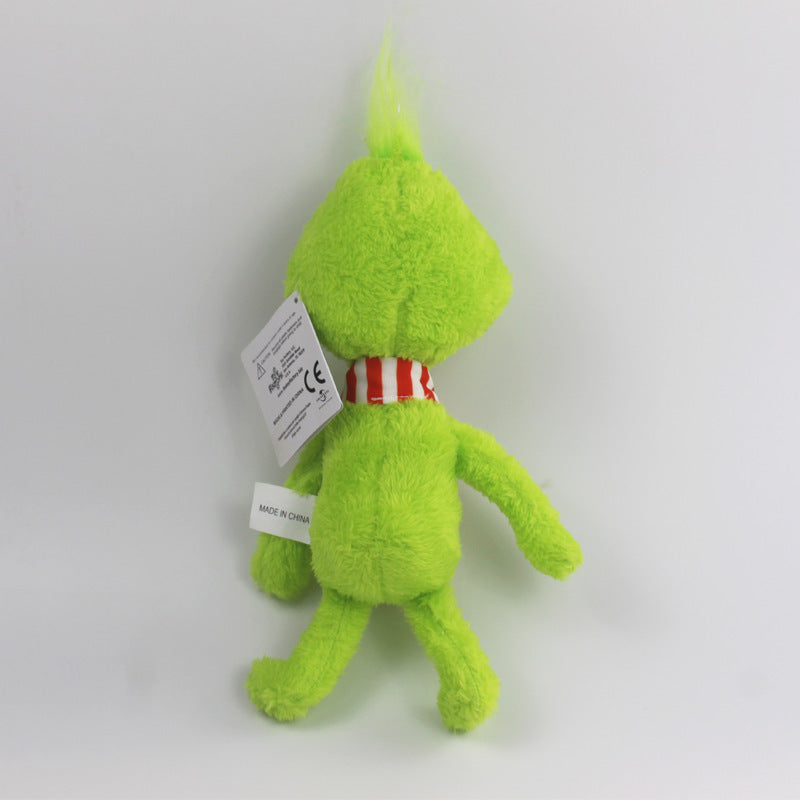 Green Plush Grinch Christmas Doll