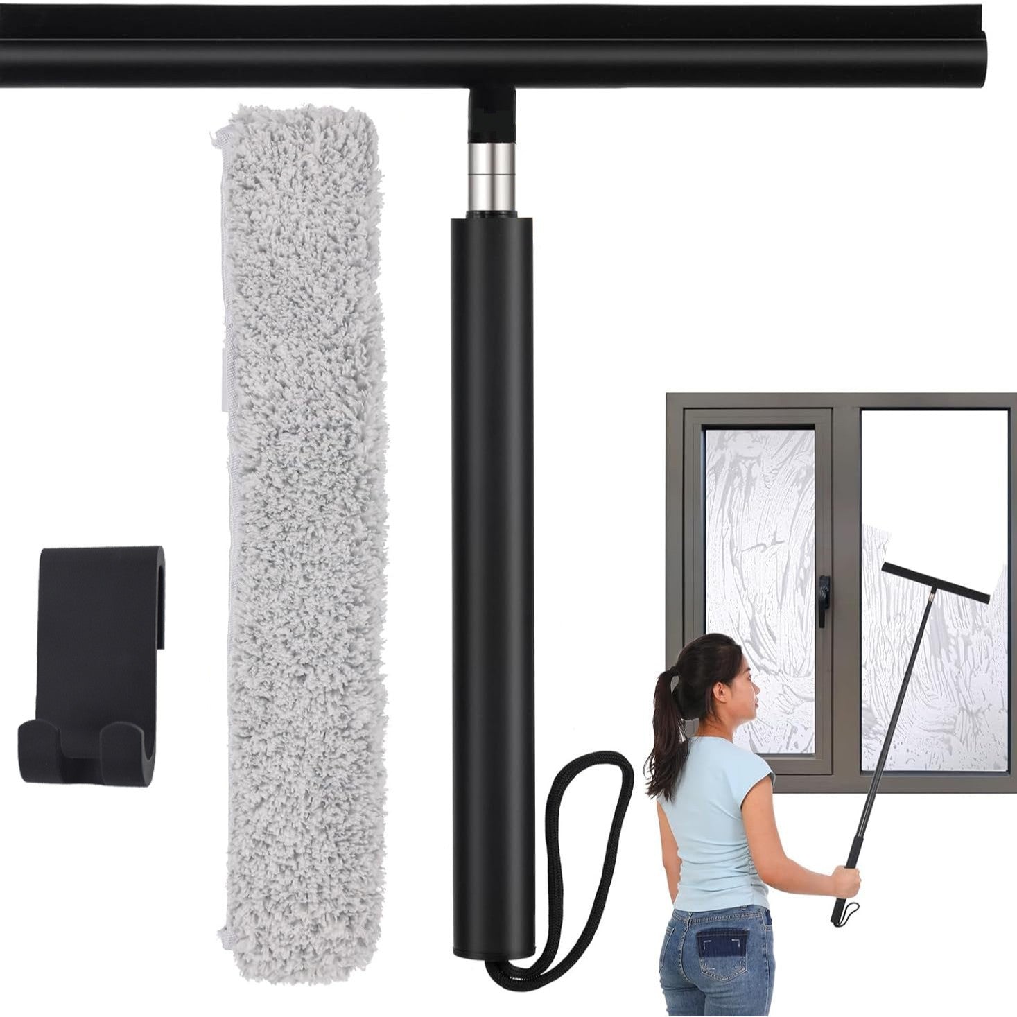 BowLift | GlideMaster - Adjustable Squeegee for a Spotless Bathroom