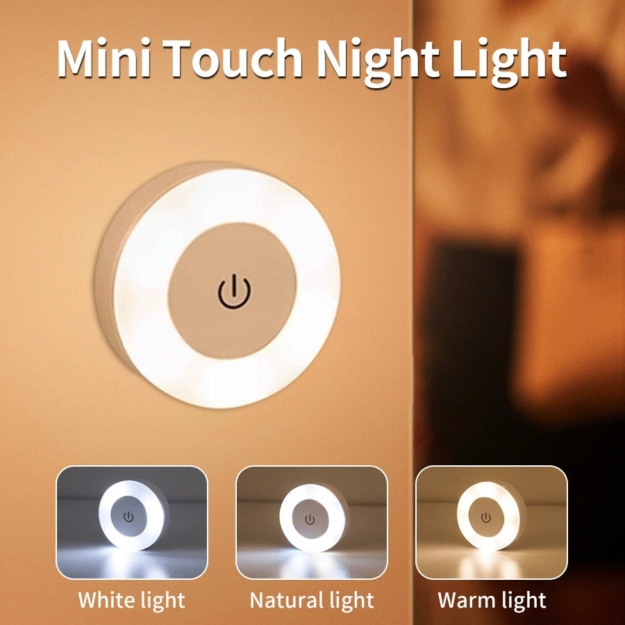 Touch-Sensor Rechargeable LED Night Light