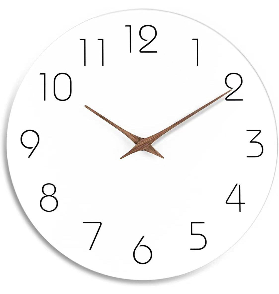 BowLift | Simple Colored Silent Wall Clock 12 Inch