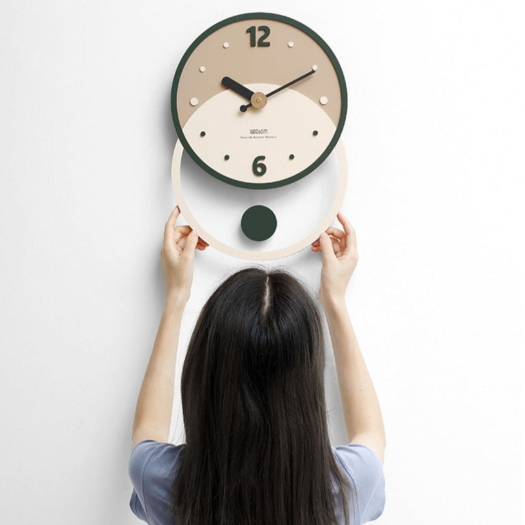 BowLift | Nordic Minimalist Wall Decoration Clock for the Living Room