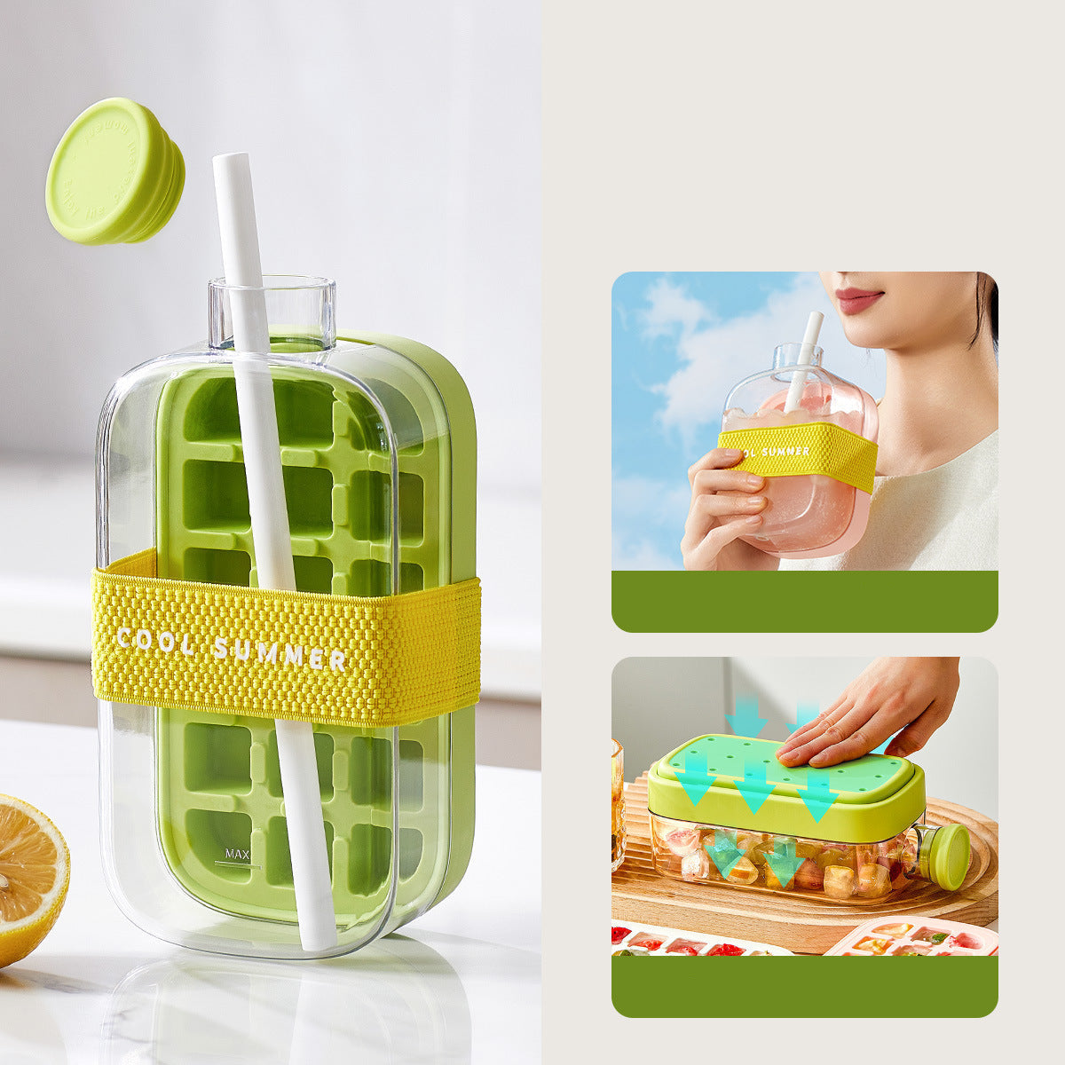 BowLift | Practical 2in1 Ice Cube Bottle