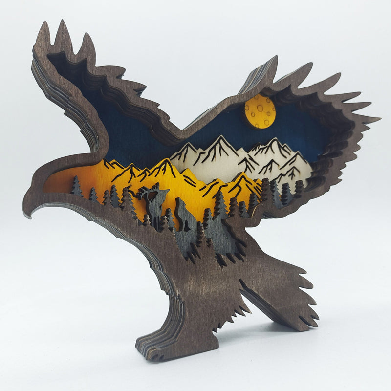 BowLift | 3D Creative Wood Animal Carving Craft Gift