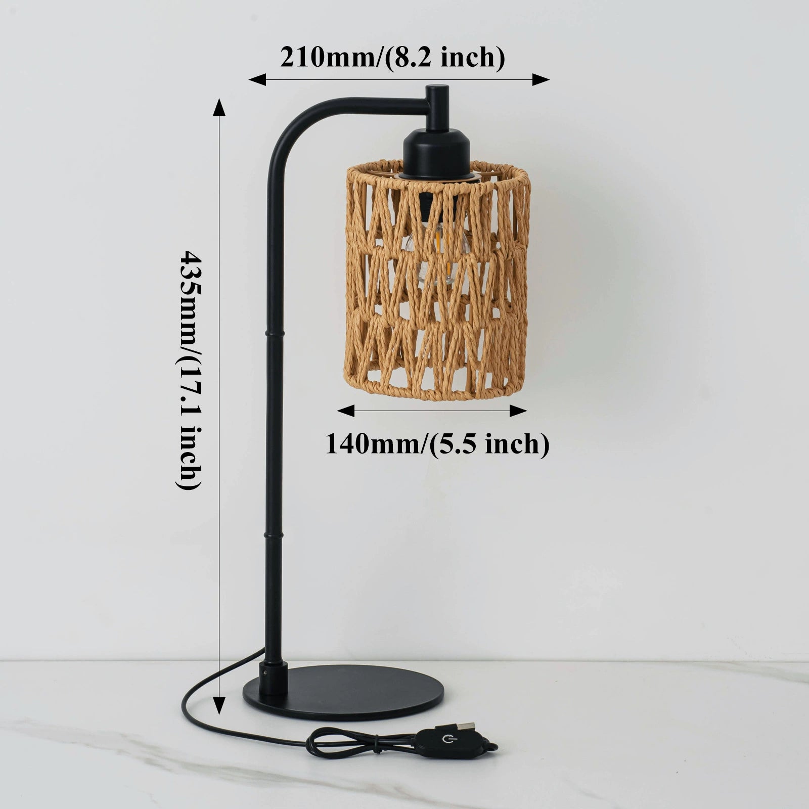 Bedroom Bedside Lamp High-End Hotel Creative Decor Ambient Lamp