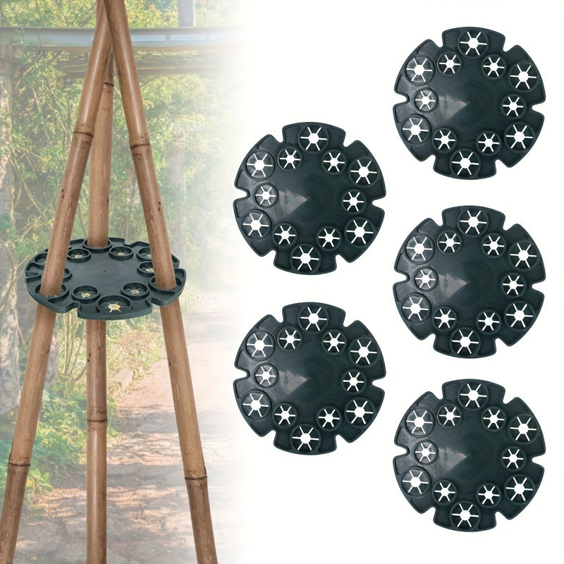 BowLift | Plant support ring for bamboo poles – Stable climbing aid for tomatoes and climbing plants