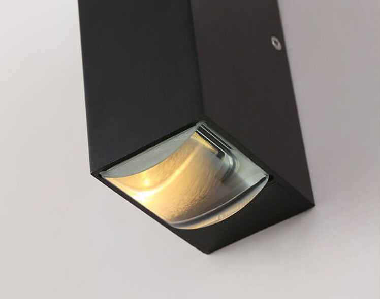 BowLift | Modern Waterproof LED Outdoor Wall Light | Rectangular Up/Down Aluminum Fixture