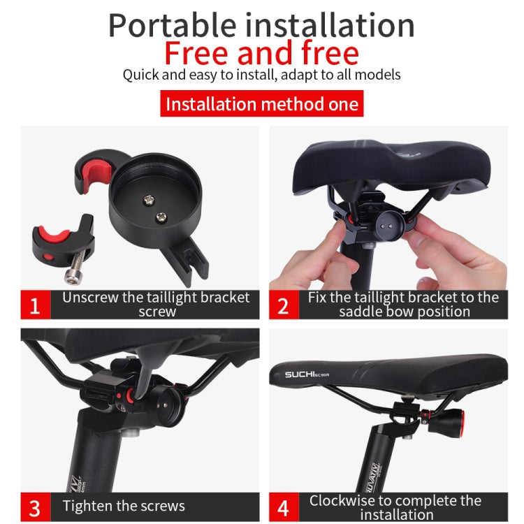 BowLift | Antusi Q5 Bike Tail Light Automatic Brake Induction Lights