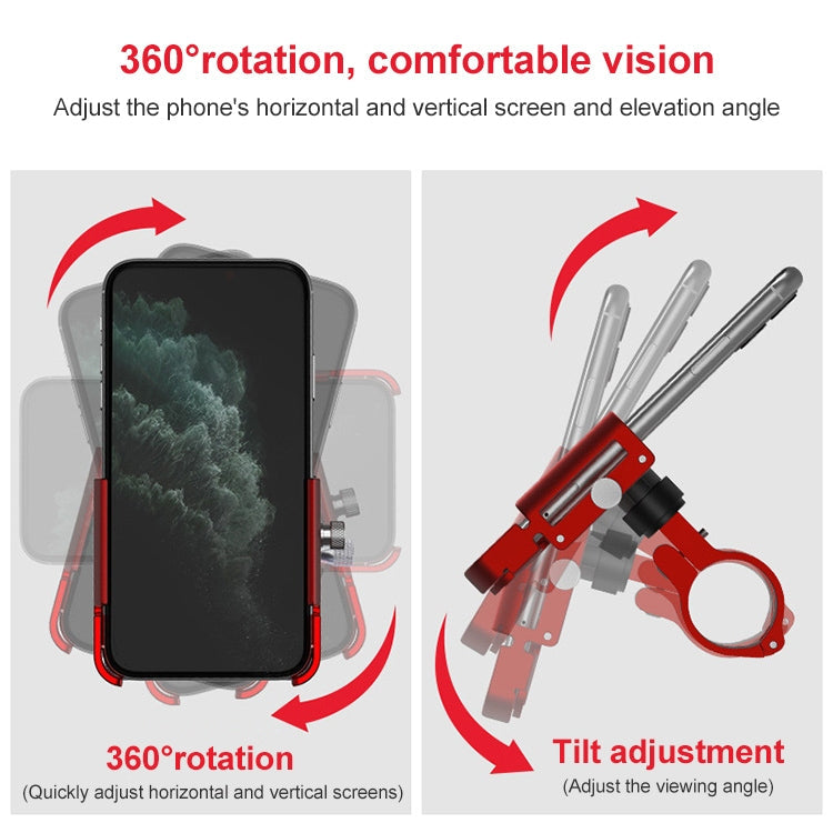 BowLift | GUB P30 Aluminum Bicycle Phone Mount (Black)