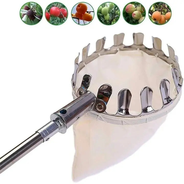 BowLift | Fruit picking basket – Lightweight & with interchangeable bag (16 cm head)