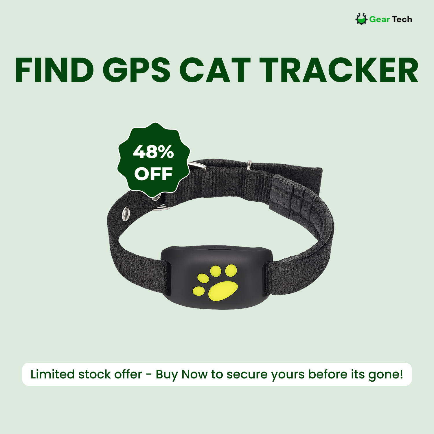 BowLift | #1 Find  GPS Cat Tracker with Real-Time Location, Waterproof Design, and Activity Monitoring for Pet Safety and Tracking