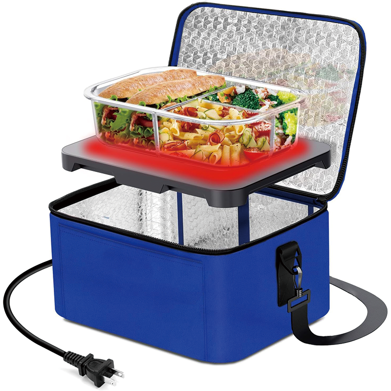 BowLift | 110V Office Food Warmer Lunch Boxes, Mini Heated Lunch Box Warmer for Work Reheating and Cooking Meals in Office/Travel/Hotel