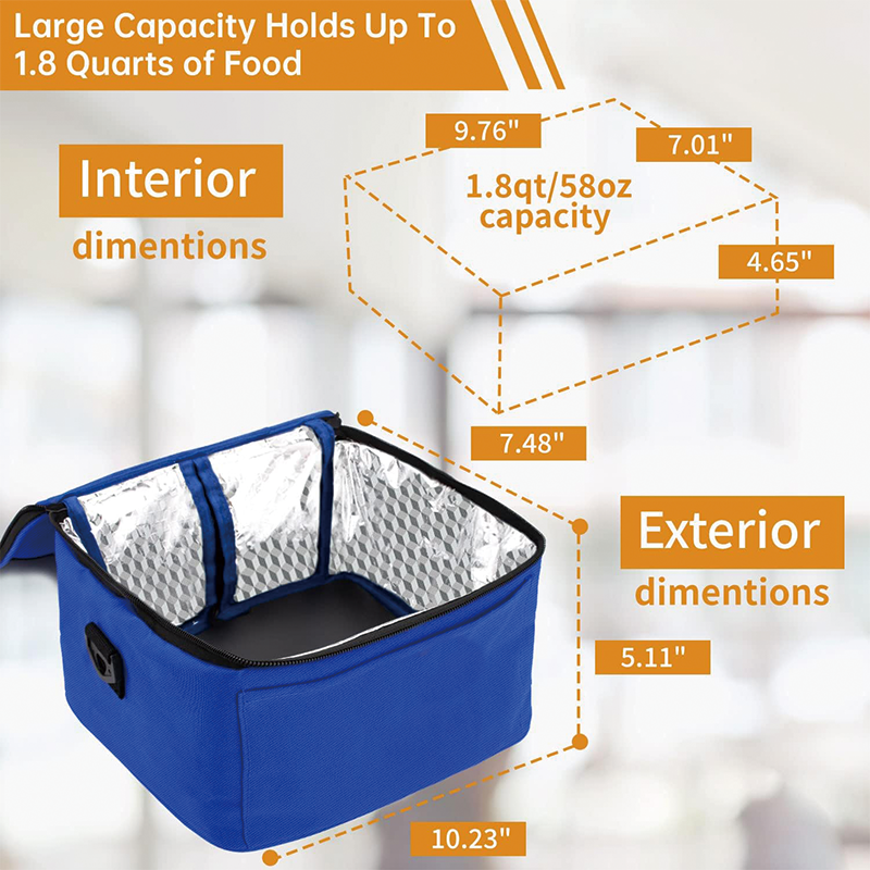BowLift | 110V Office Food Warmer Lunch Boxes, Mini Heated Lunch Box Warmer for Work Reheating and Cooking Meals in Office/Travel/Hotel