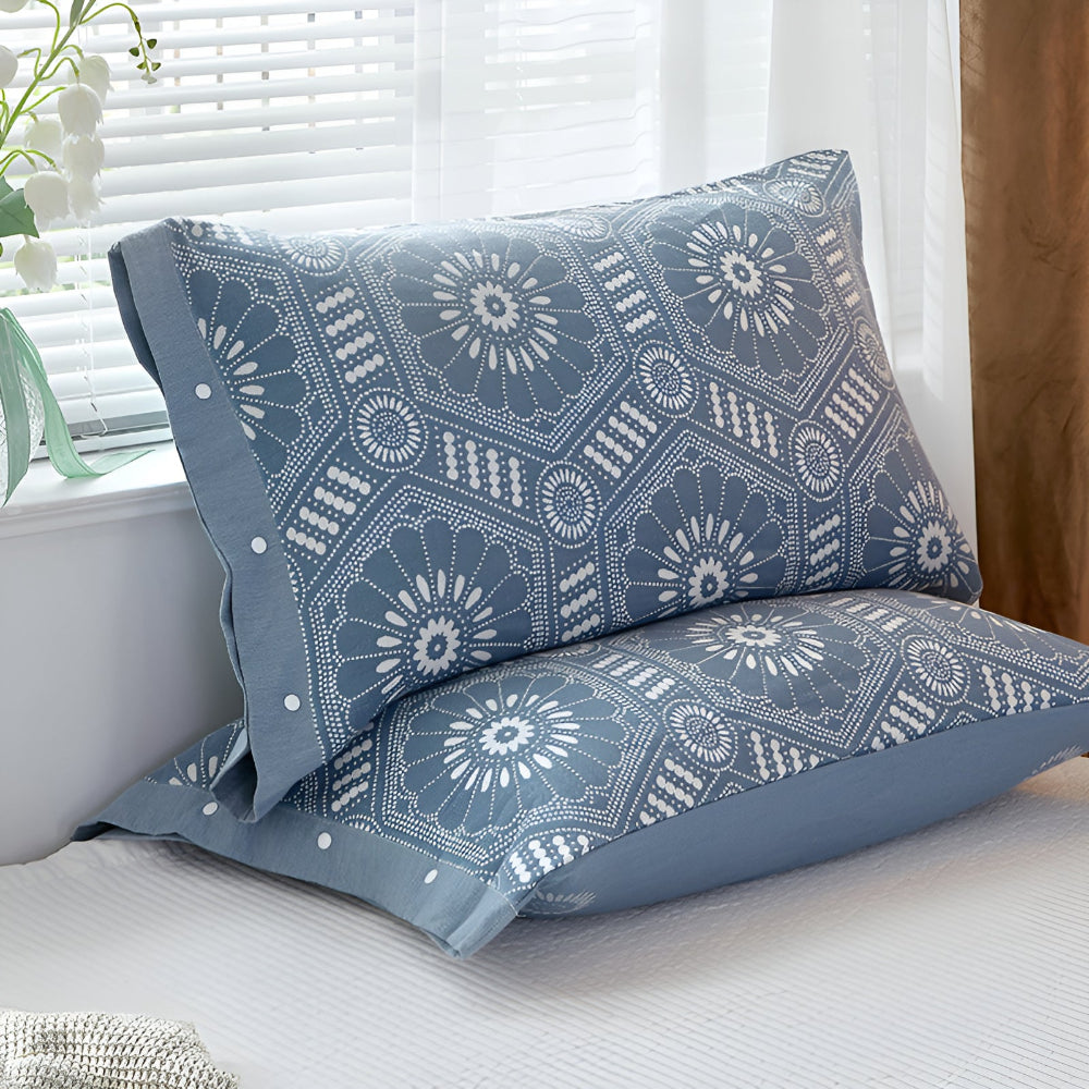 BowLift | Pure Cotton Buttoned Pillowcase