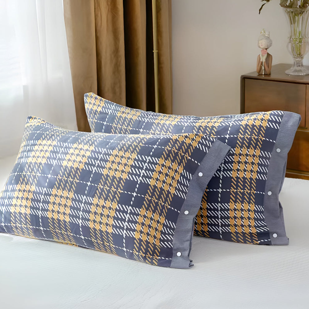 BowLift | Pure Cotton Buttoned Pillowcase