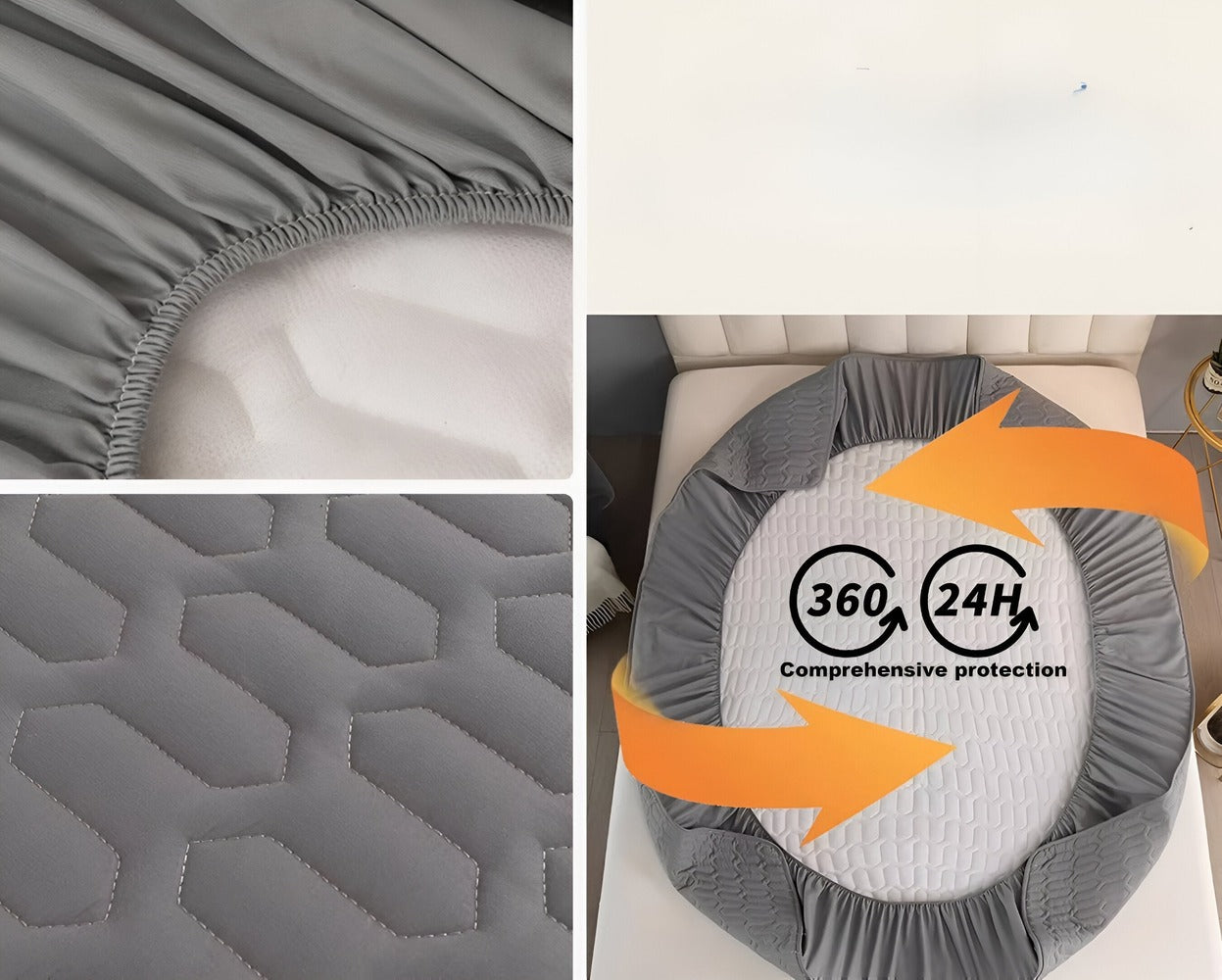 BowLift | FlexiBed Mattress Protector – Waterproof, Breathable & Washable with Elastic Fit