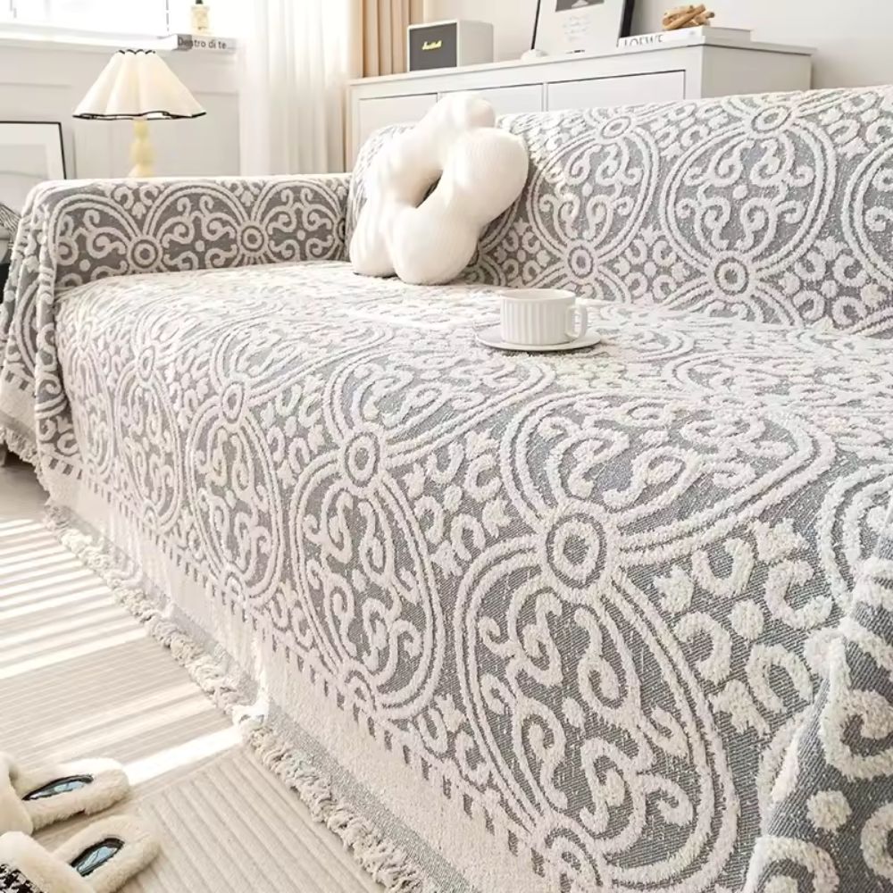 BowLift | Ornamental Jacquard Sofa Cover