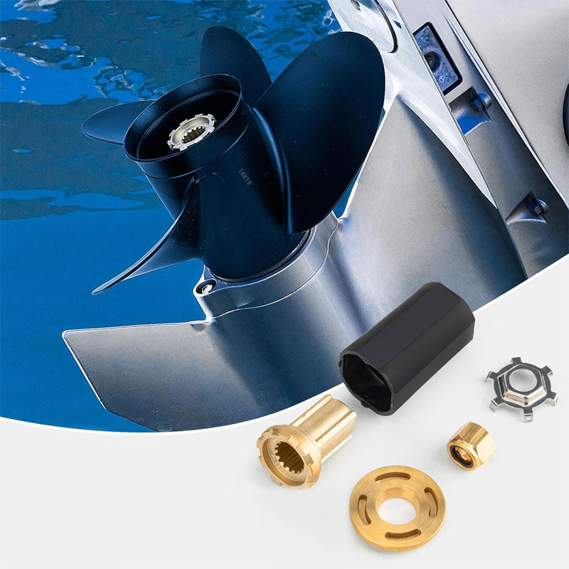 BowLift | 14x19 Pitch Upgrade OEM Marine Propeller For Mercruiser Alpha One And Mercury Outboard Motors 135-300 Hp, 48-8M0084495, 4 Blades