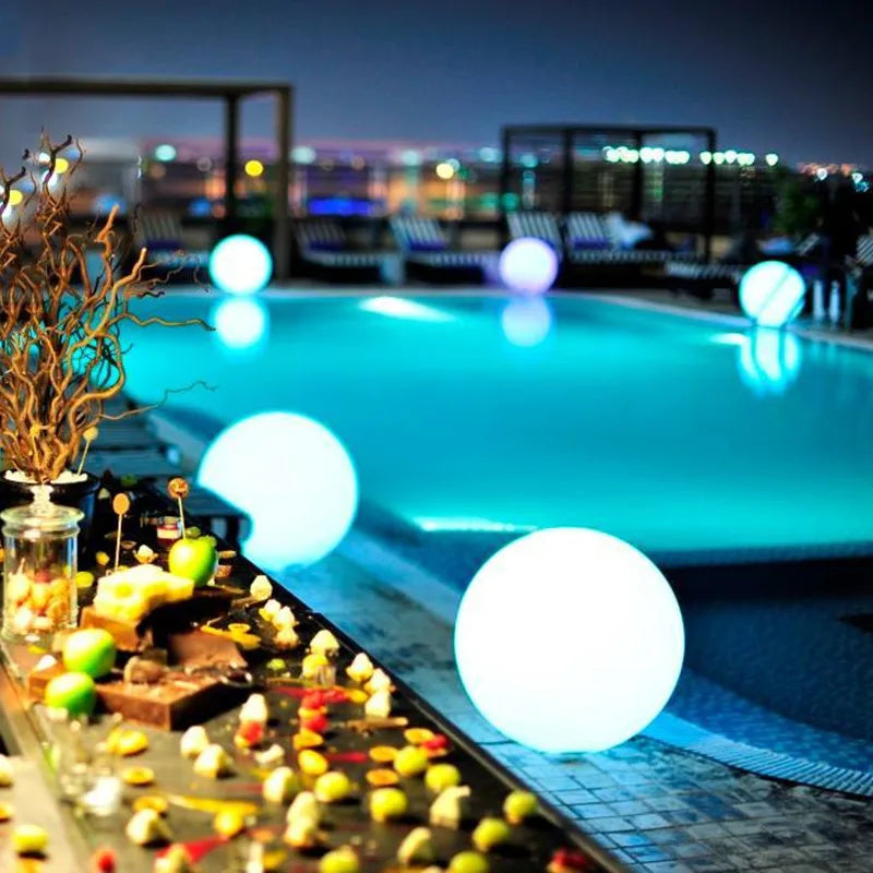 BowLift | Weatherproof Round LED Garden Light with 16 Colors and Remote Control - Perfect for Garden, Porch & Party