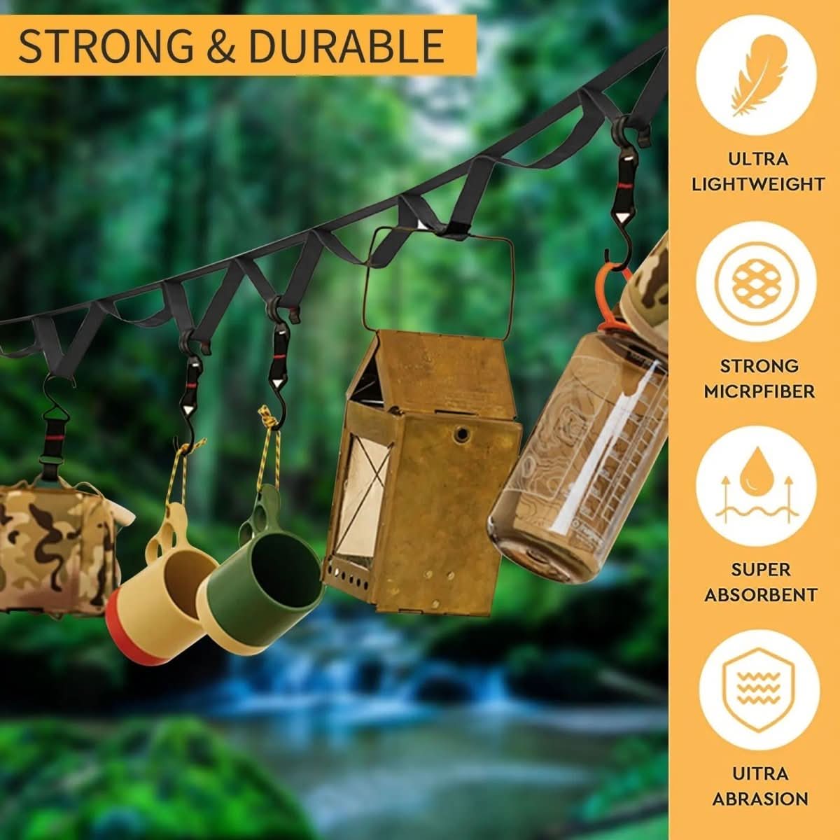 BowLift | Adjustable Hanging Rope for Camping & Hiking