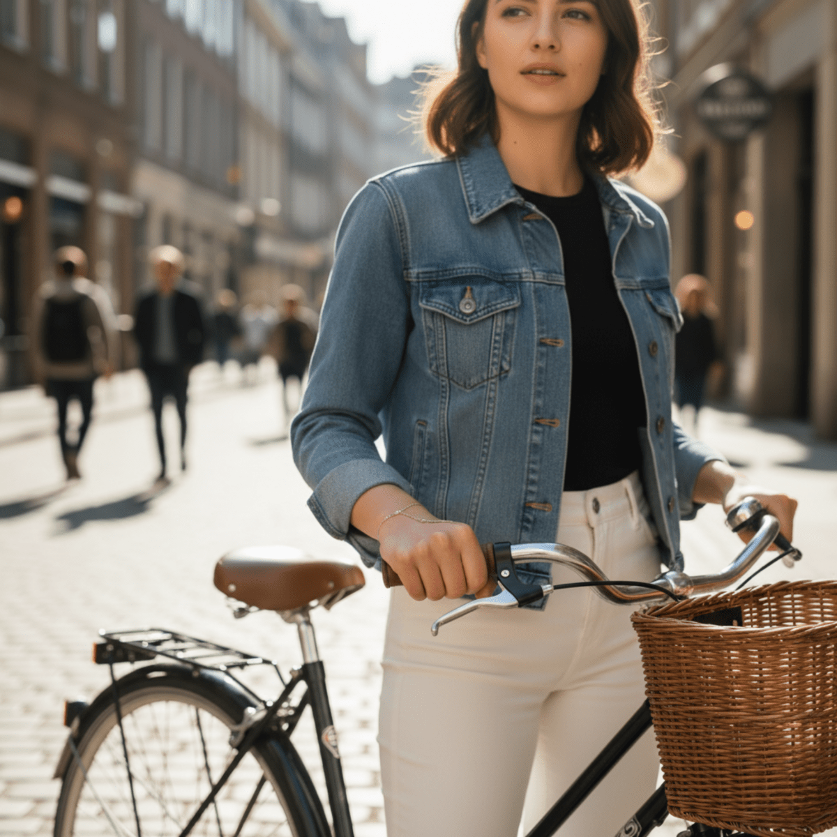 BowLift | Adjustable Finger Ring Bracelet made of Stainless Steel with Crystals