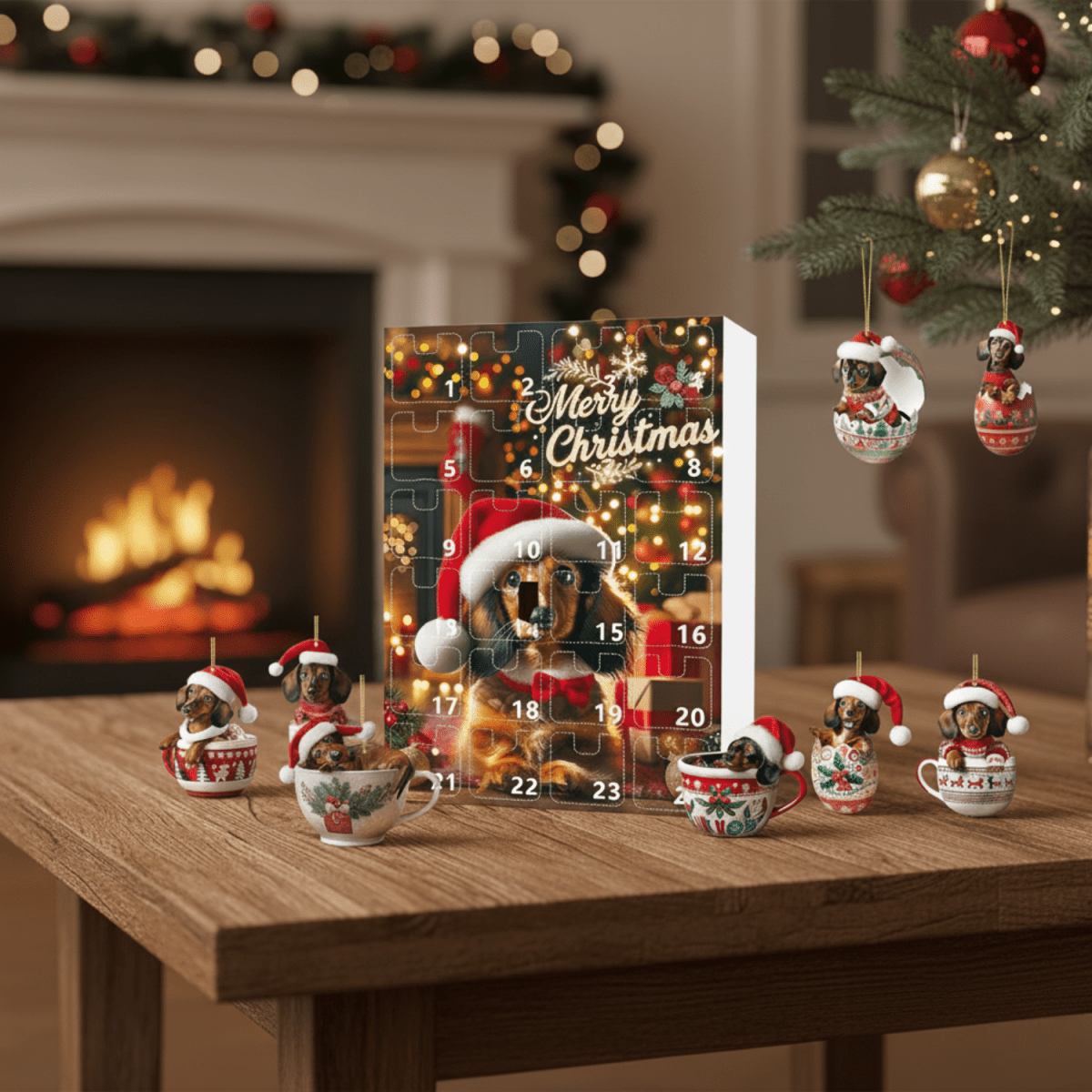 BowLift | 24-day Advent calendar with dachshund theme for animal lovers