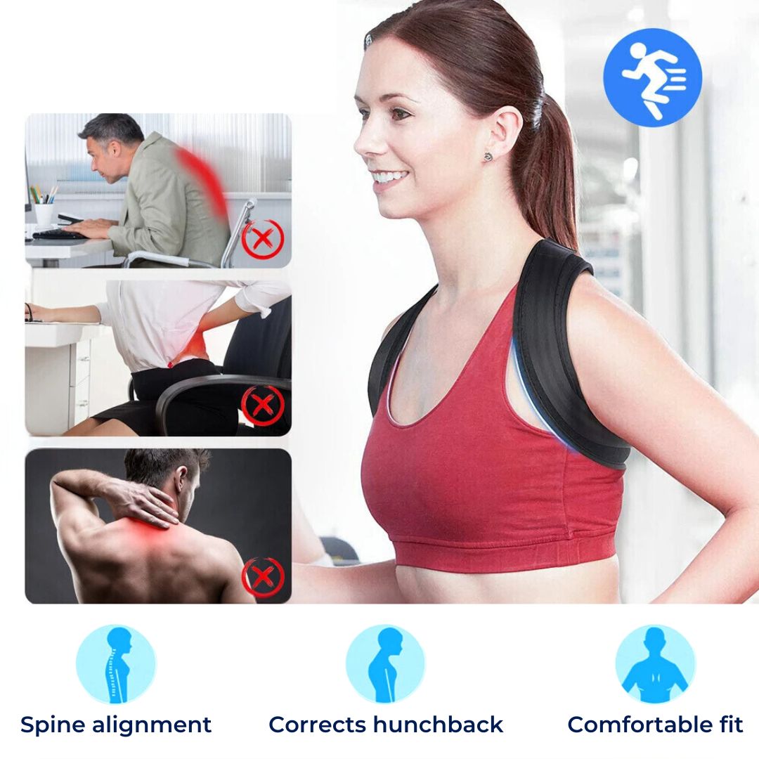 BowLift | Adjustable Back Brace Posture Corrector for Chronic Pain Relief and Daily Comfort Support