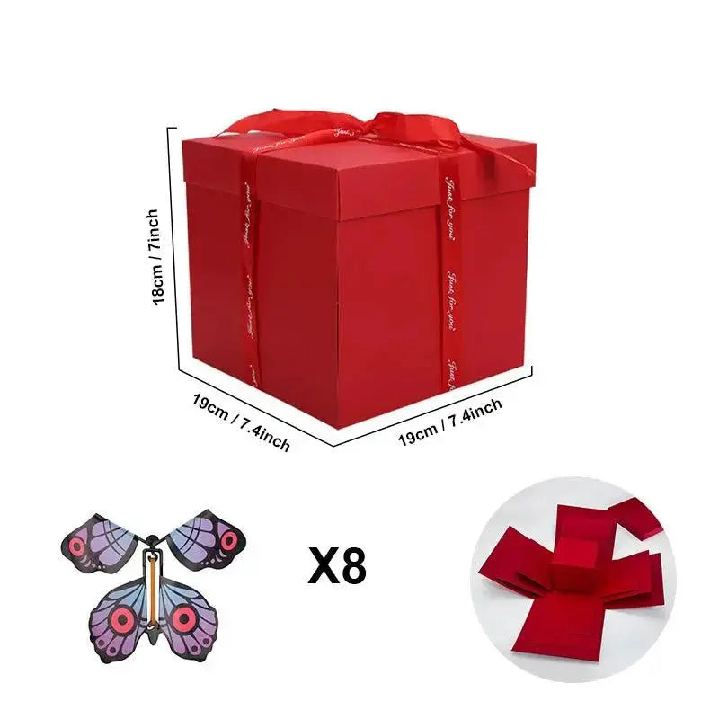 BowLift | Personalized Explosion Box (+ 8 Free Butterflies) – A Treasure Full of Memories