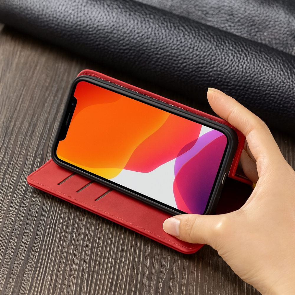 BowLift | Phone Case Leather Magnetic Shockproof Slim Cover