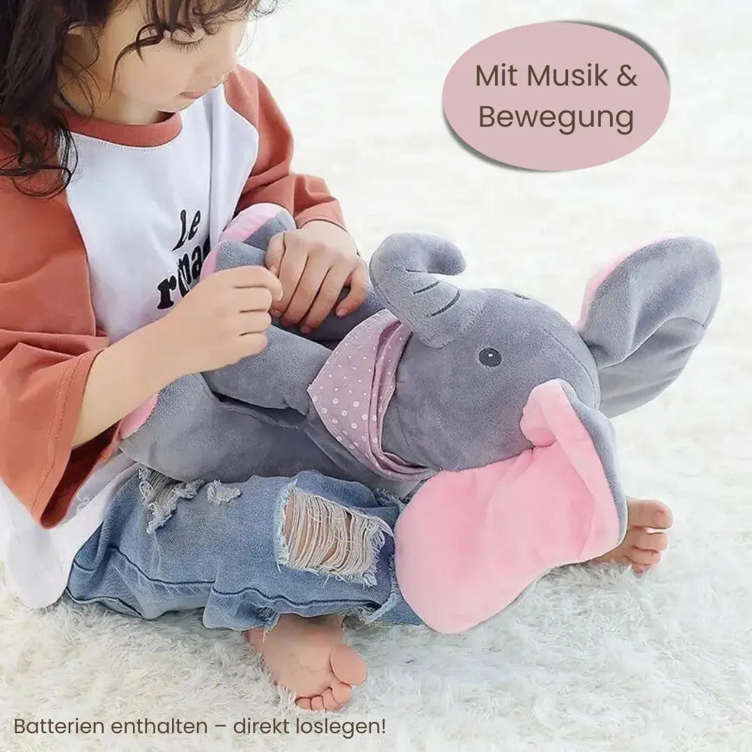 BowLift | Plush Elephant with Music – Moveable Ears & Guaranteed Children's Laughter
