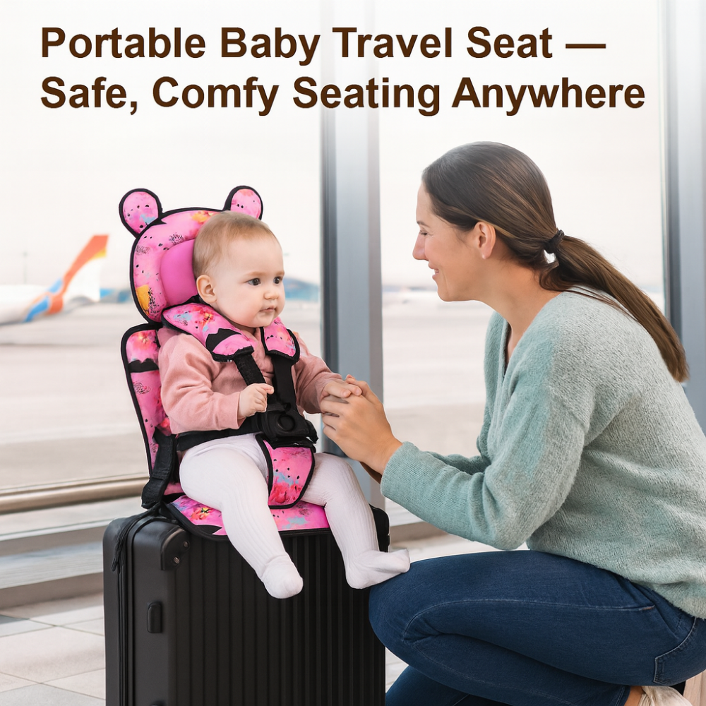 BowLift | Baby Travel Car Luggage Seat Safety Harness Cushion
