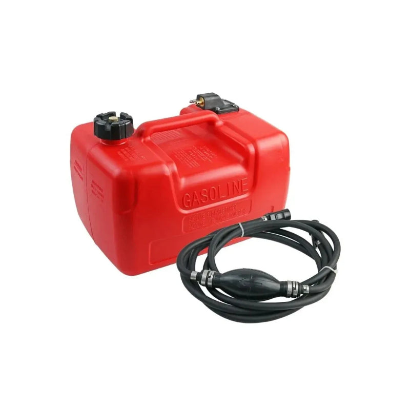 BowLift | 12L Boat Outboard Portable Fuel Tank Oil Box With Yamaha Connector Fuel Hose For Boats Yacht Engine