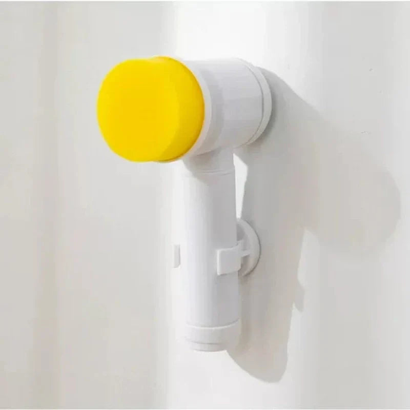 BowLift | PowerScrub | Compact Cordless Electric Scrubber with Brush Attachments