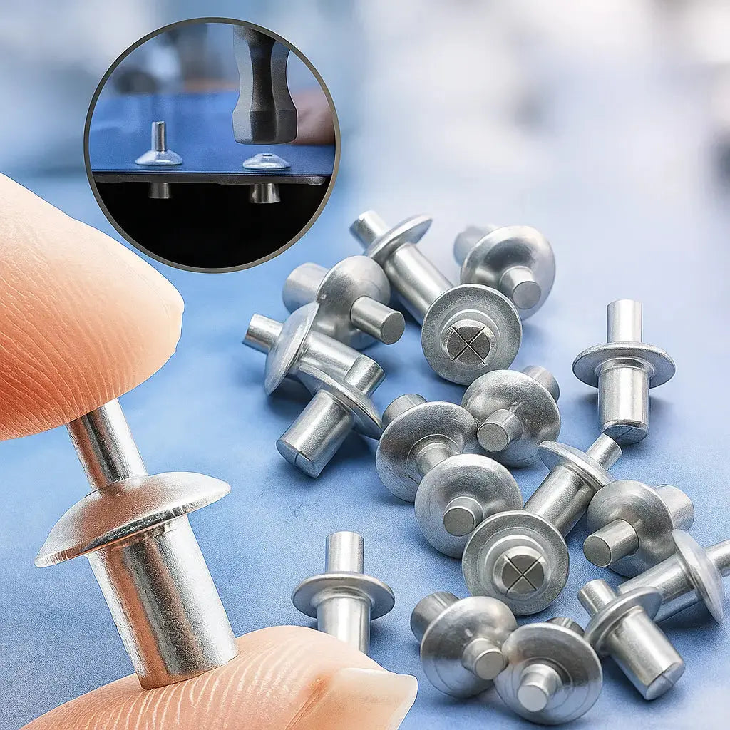 BowLift | Practical Aluminum Blind Rivets – Firm Hold with Just One Hammer Strike