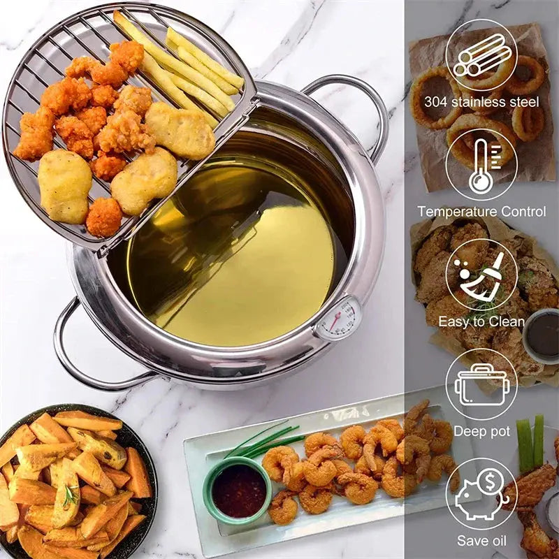BowLift | Precision Stainless Steel Fryer – Perfect, Crispy Results