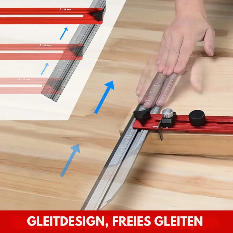 BowLift | Precise Stair Measuring Tool — Adjustable Aluminum Angle Template