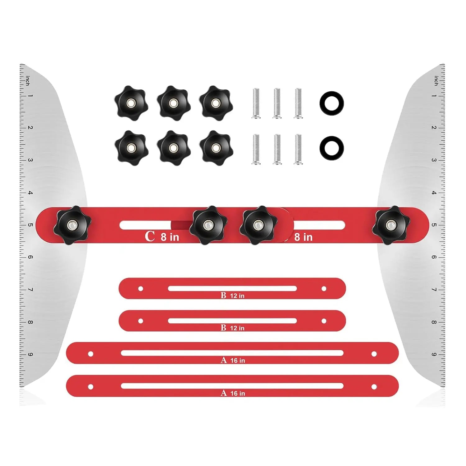 BowLift | Precise Stair Measuring Tool — Adjustable Aluminum Angle Template