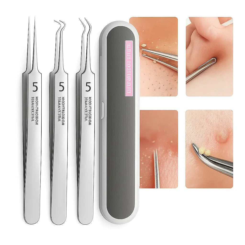 BowLift | Precision Tweezer Set – Acknowledge tools made of stainless steel for flawless skin