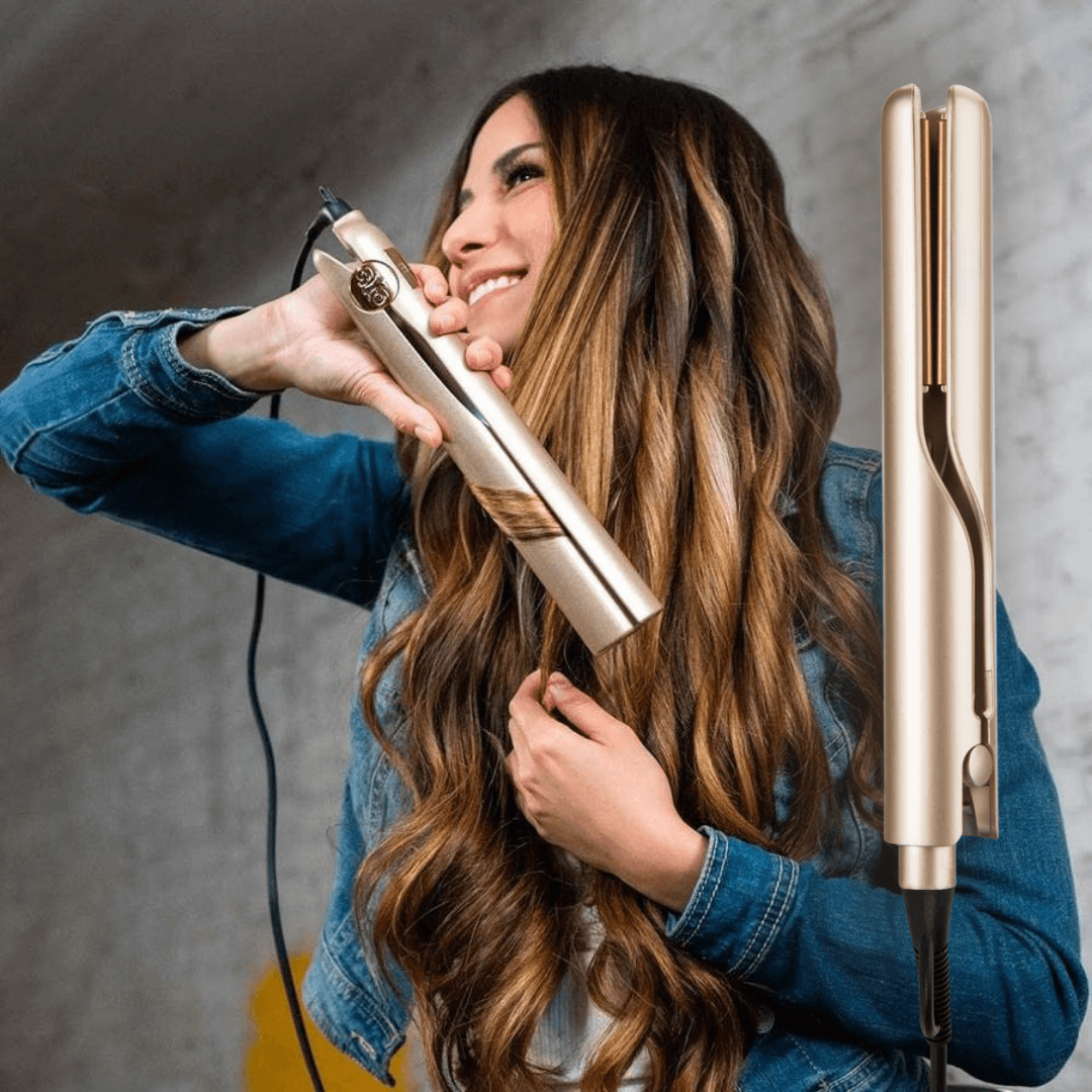 BowLift | Hair straightener with ceramic plates – fast heating and smooth styling