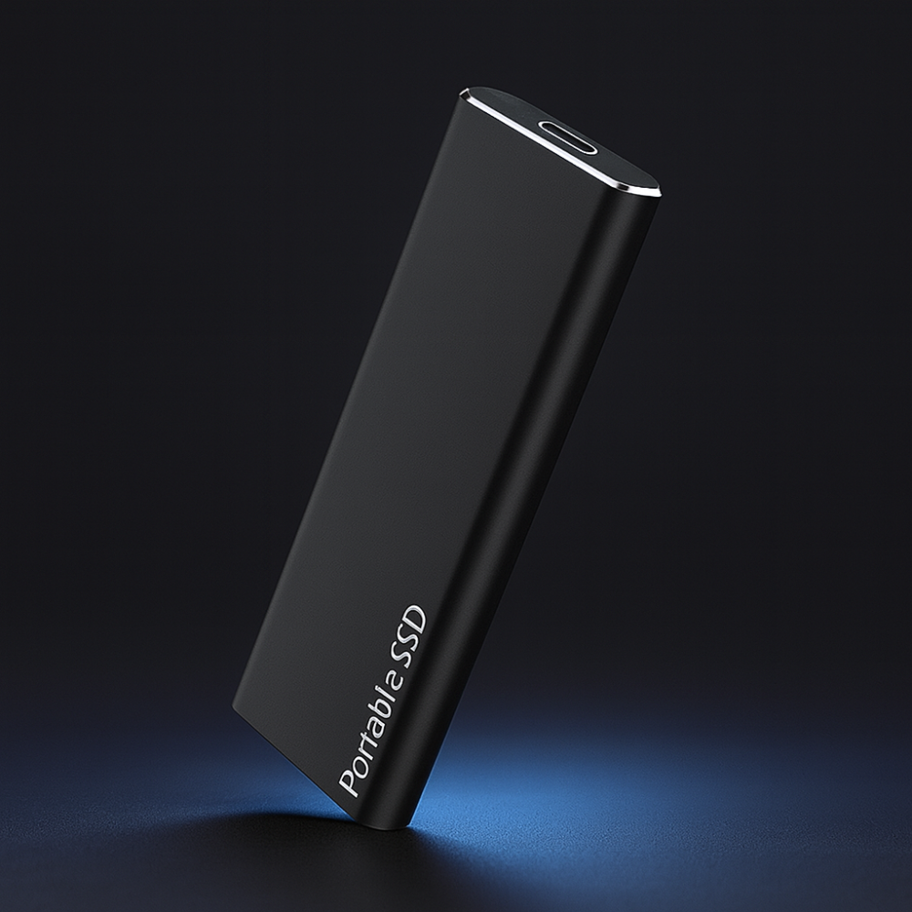 BowLift | Portable External SSD 1TB with Aluminum – Fast Transfers, Lightweight Design, USB-C