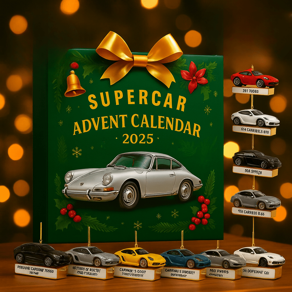 BowLift | Limited Supercar Advent Calendar with 24 Precise Miniature Models